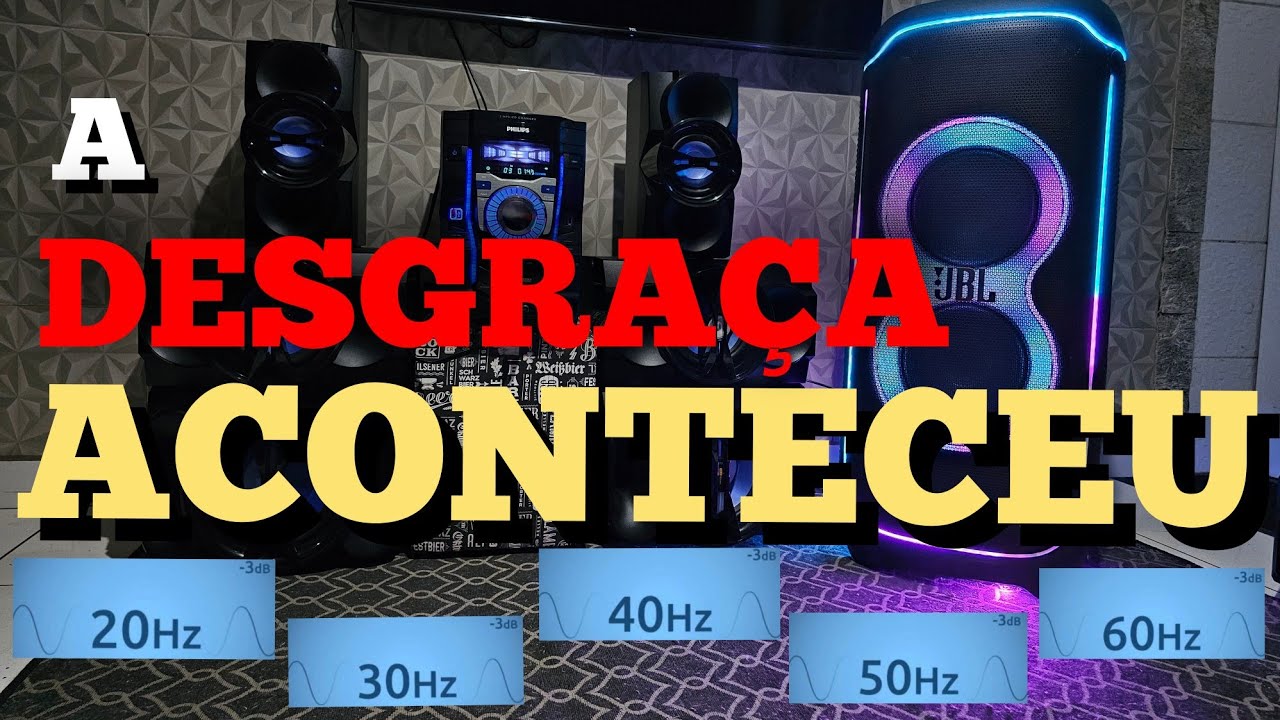 JBL ULTIMATE VS PHILIPS FWM 9000. DUELO DE SUBGRAVE! APANHOU MUITO!
