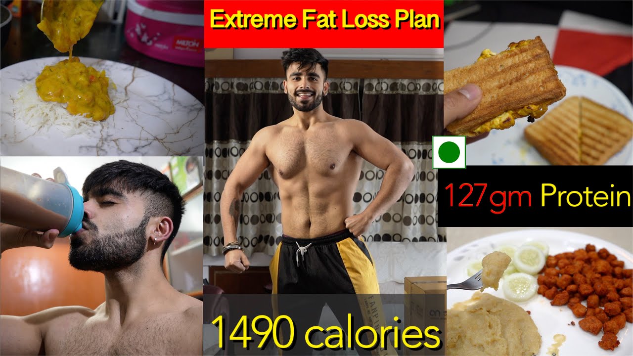 Full Day of Eating 1490 Calories for 7 Days to LOSE FAT | PURE VEG | Kadhi Without Oil- Recipe