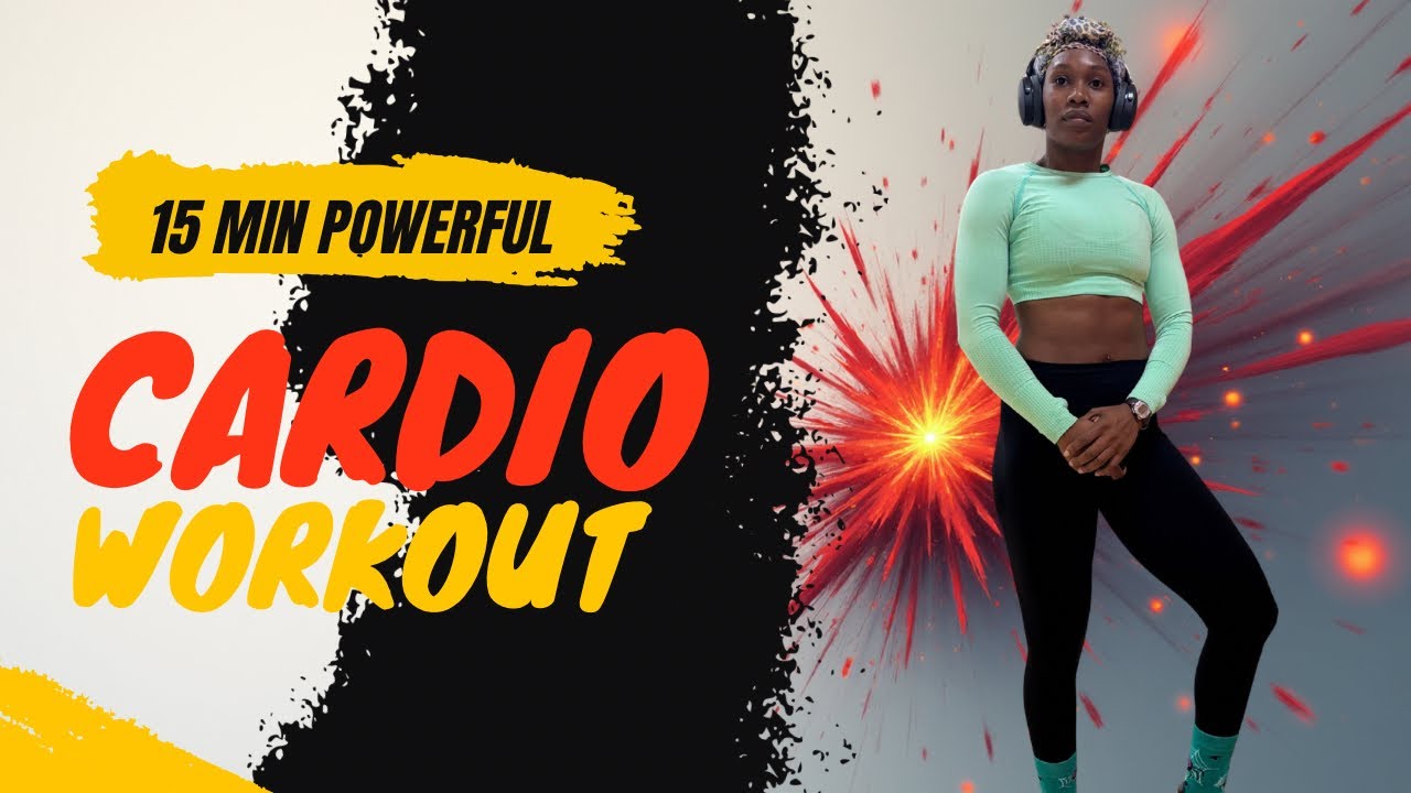 🔥 15-Minute Cardio + Dumbbell Fat Burn Workout | Full Body | No Excuses at home
