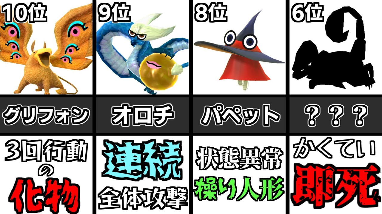【ミートピア】初見殺し怪物ランキングTOP10！【前編:5位～10位】【ゆっくり解説】