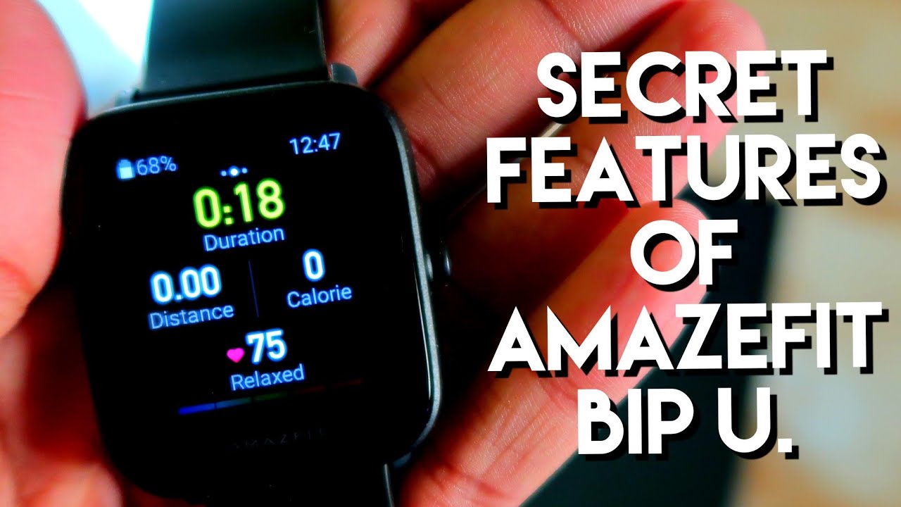 SECRET features of Amazfit Bip U watch which you should know.