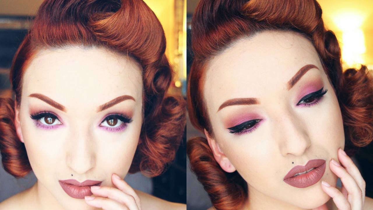 Purple Smokey Eyes Tutorial for Small lids