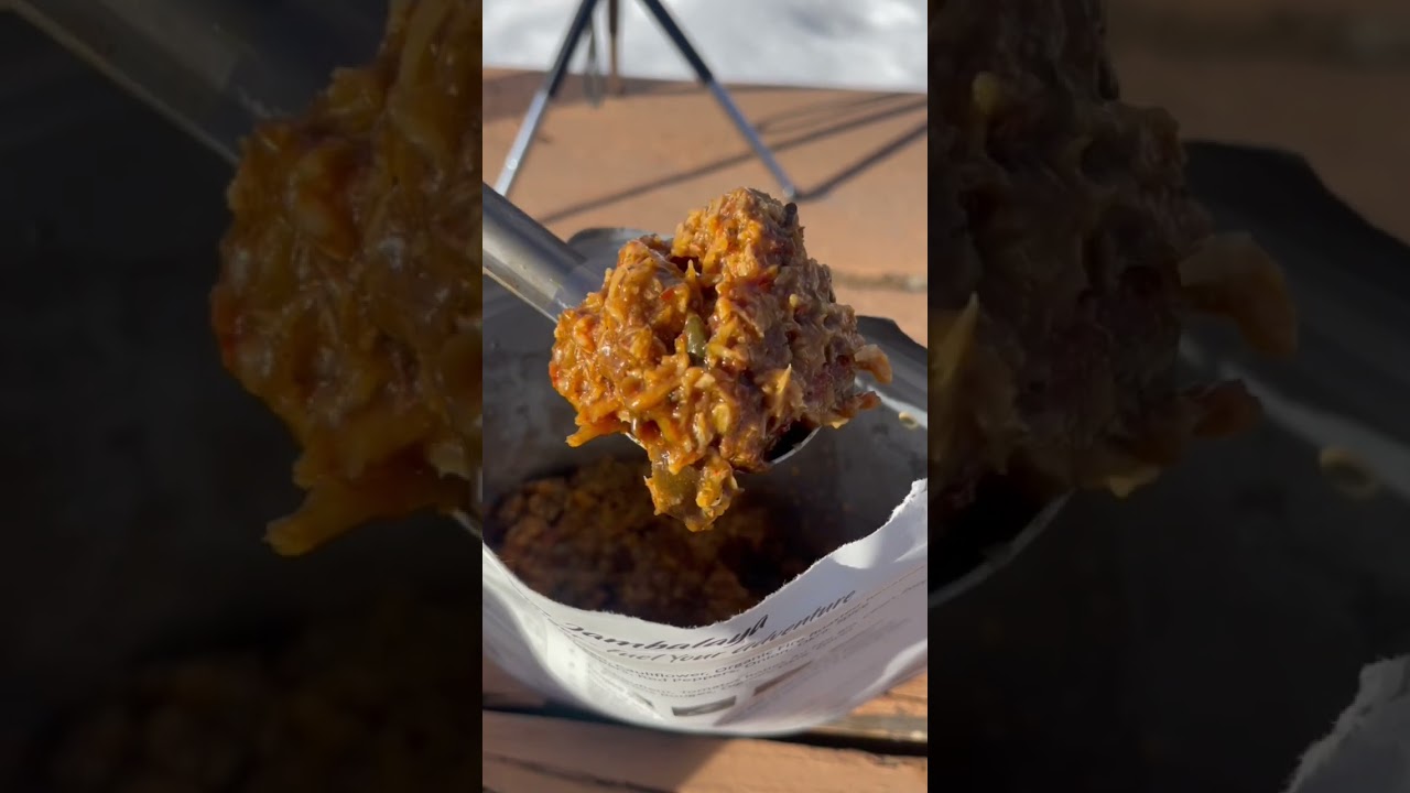 Wild Edge Keto - Jambalaya #hikingcanada #backpackingfood