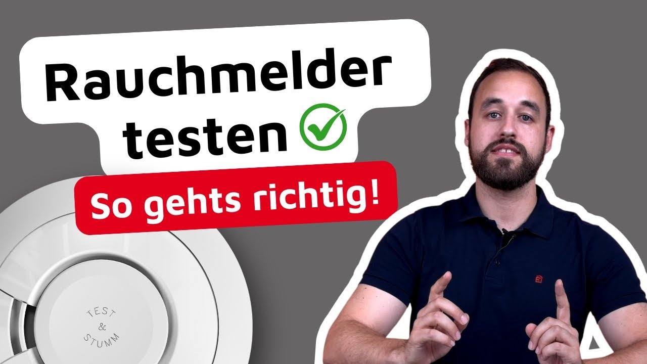 Rauchmelder testen | Jährliche Prüfung einfach erklärt