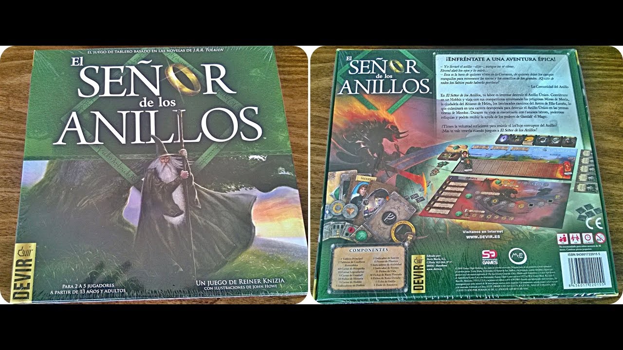 El señor de los Anillos juego de Mesa - Conoce su contenido y como se juega.
