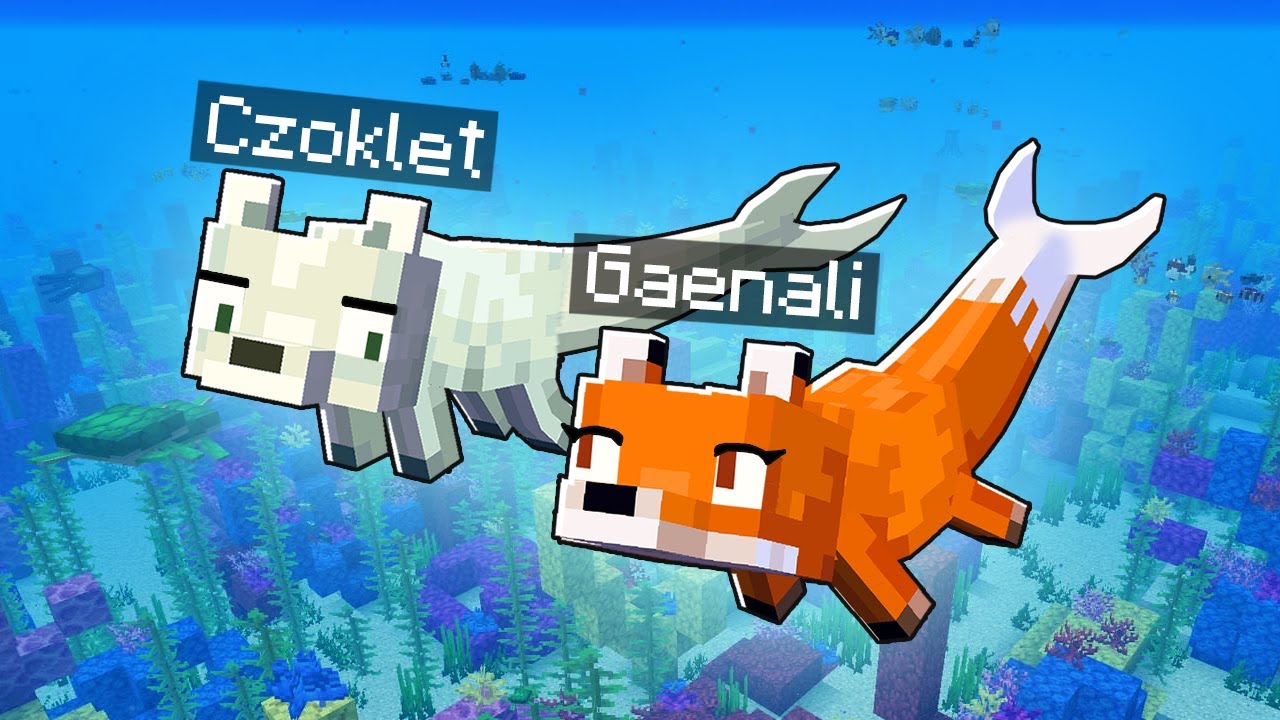 Gramy w Minecraft jako PODWODNE LISKI!