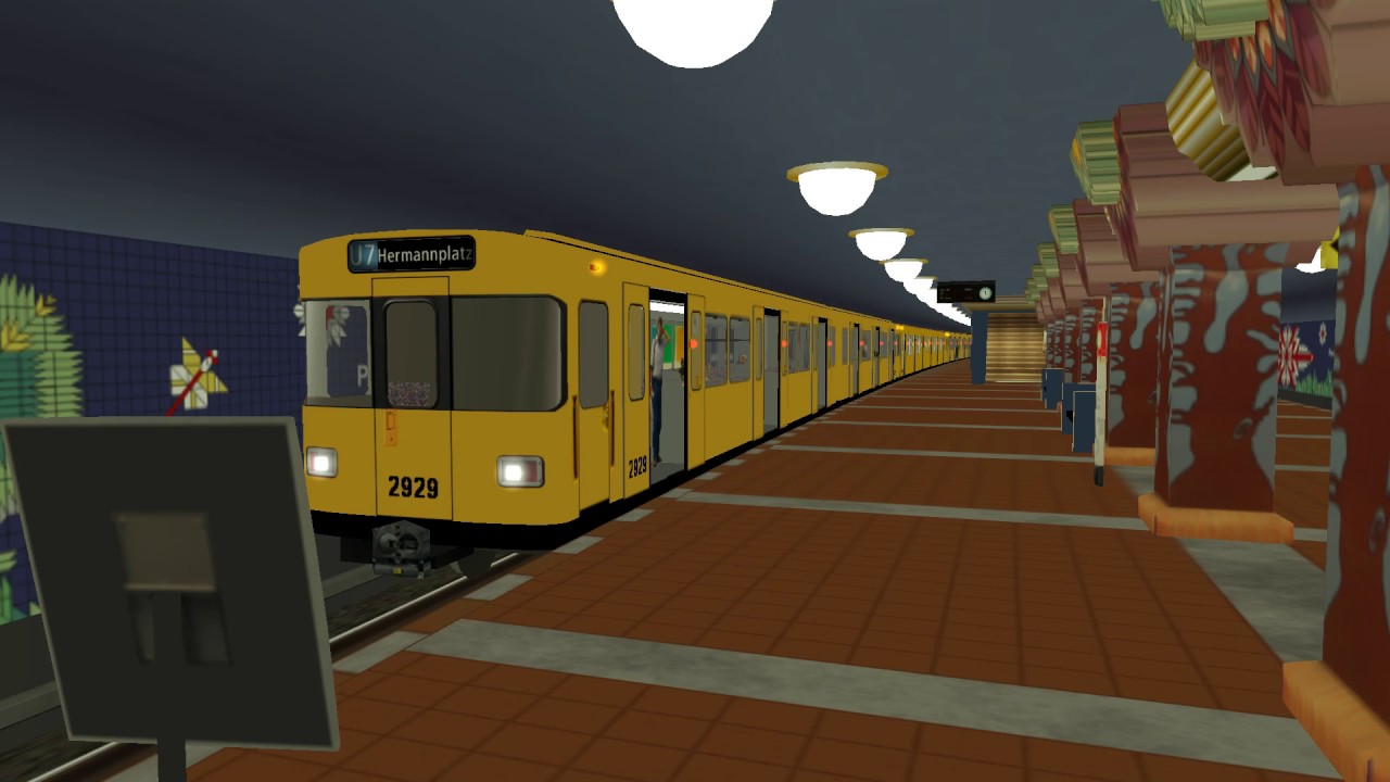 [Trainz - Berliner U-Bahn] Nachtfahrt mit einem F92-F76E-F90-Mischzug