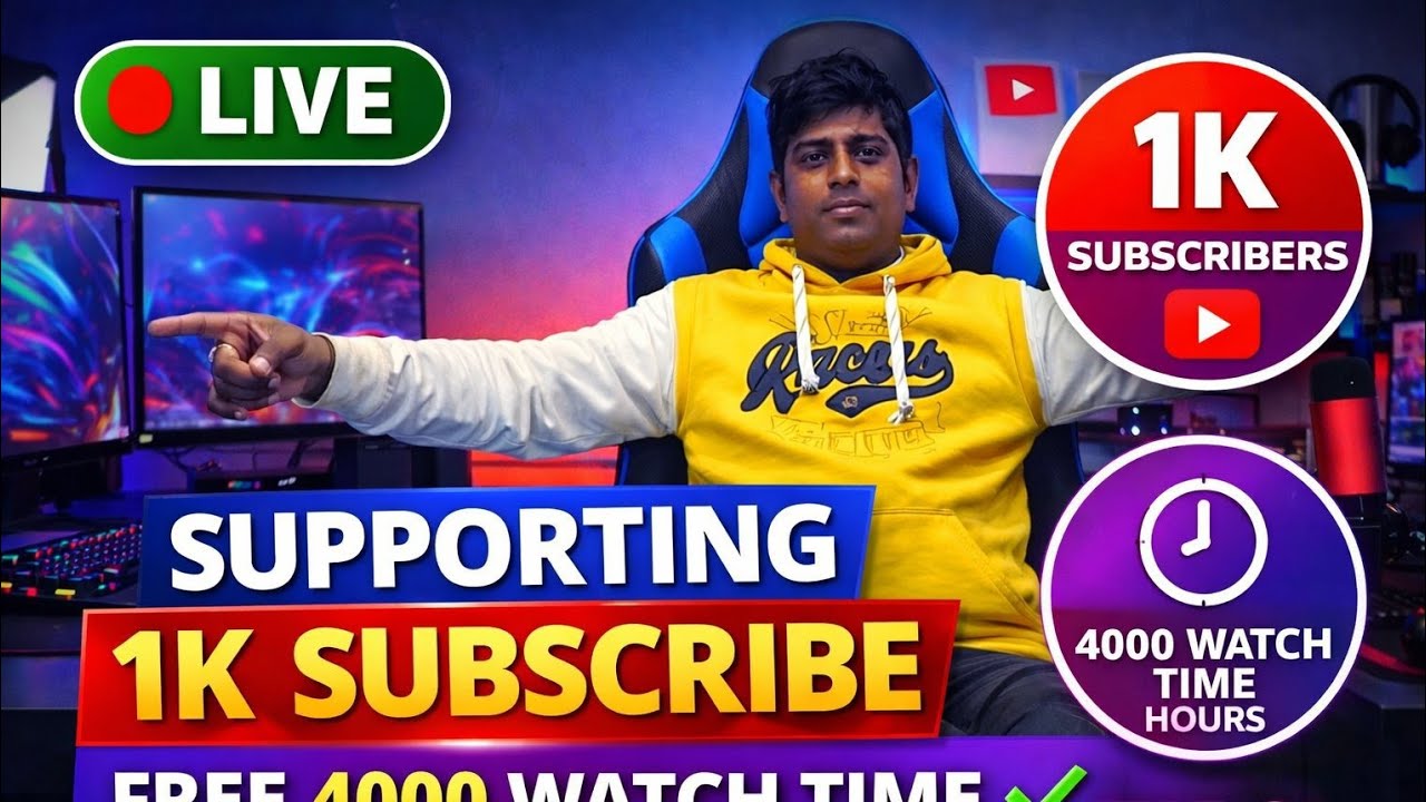 🔥 Live Support | Channel Check | YouTube Tips 🔥