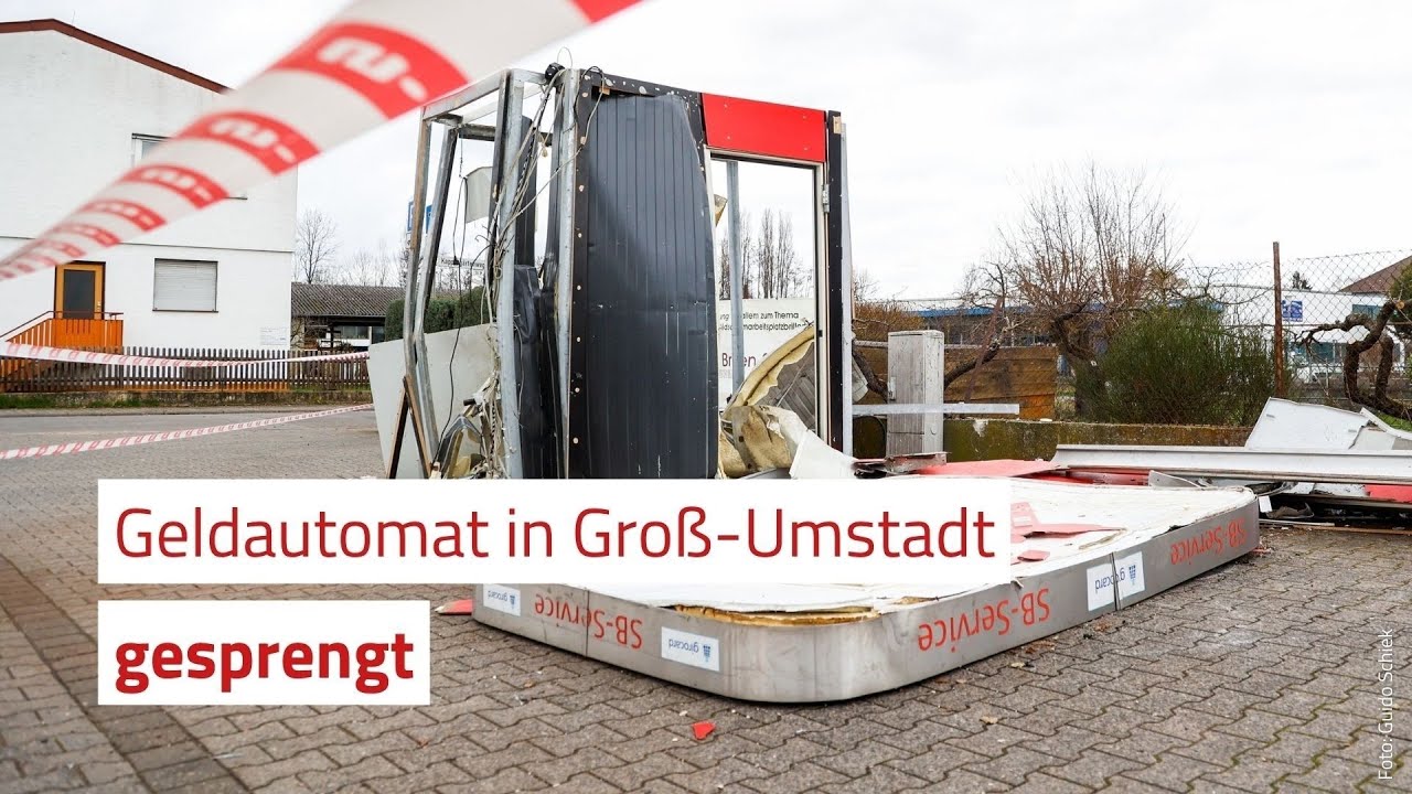 Geldautomat in Groß-Umstadt gesprengt