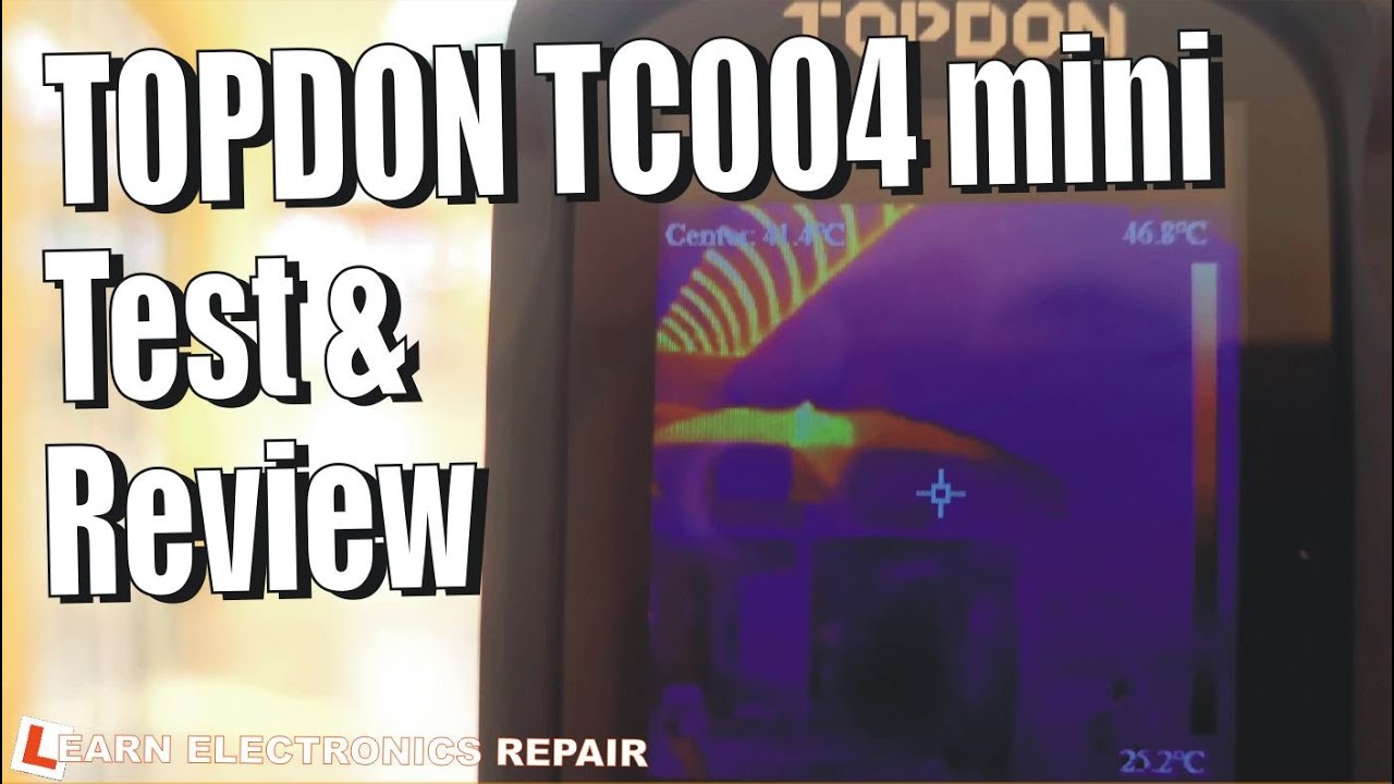 Topdon TC004 Mini Handheld Thermal Camera Test & Review