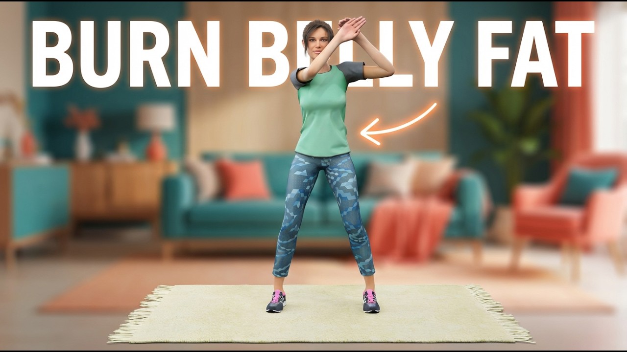 30-Min Walk At Home: Burn Belly Fat & Sculpt Core