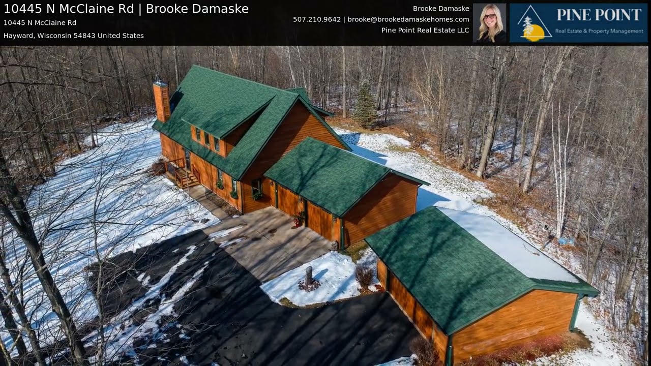 Hayward, Wisconsin Home for Sale on 11 Acres | 10445 N McClaine Rd | Brooke Damaske