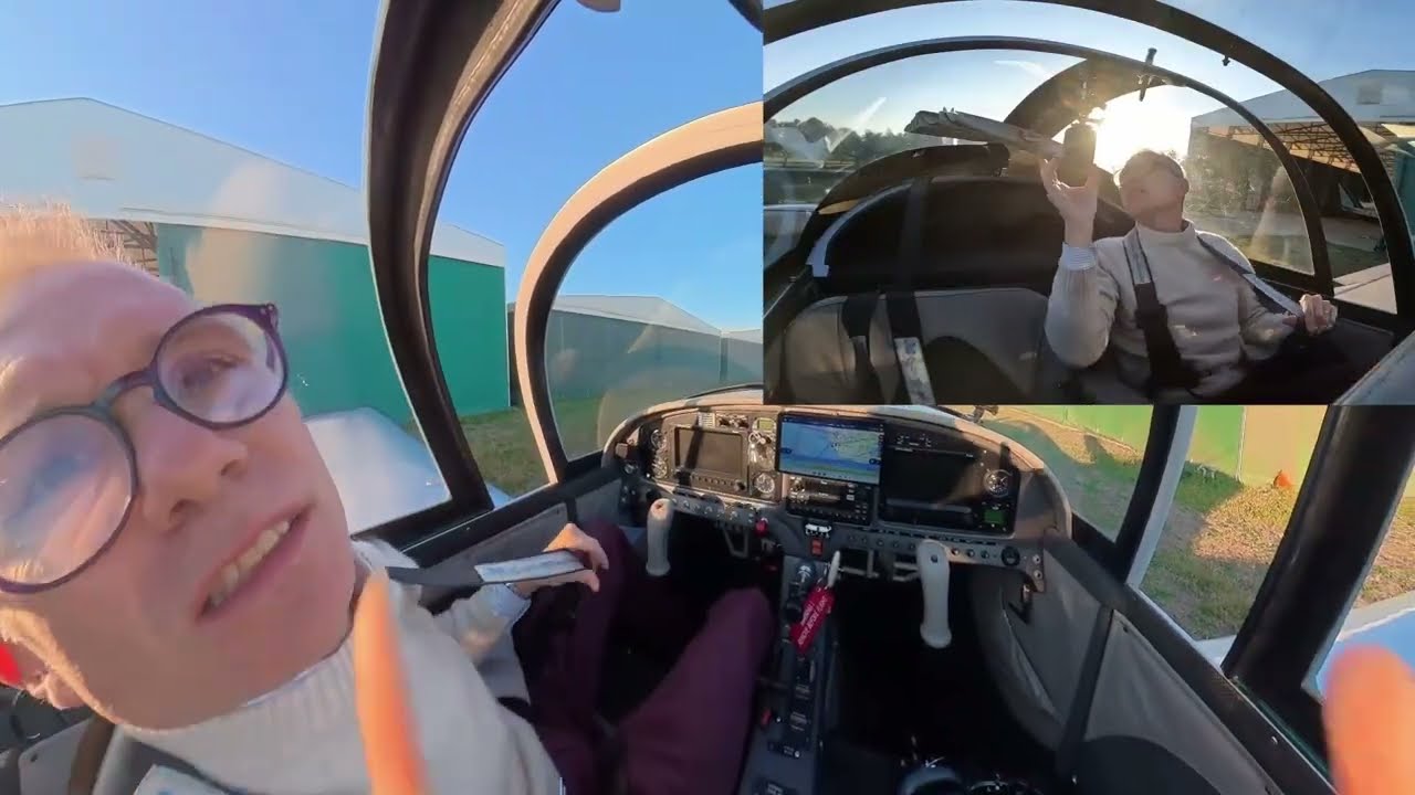 Pioneer 300 - I-A021 - Volo a bassa quota al tramonto nel Canale del Mignone