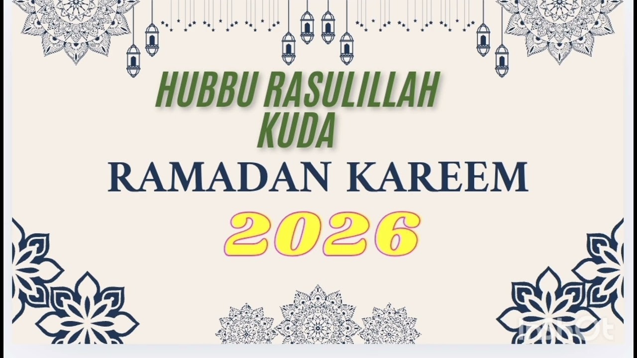 RAMADAN KAREEM 2026