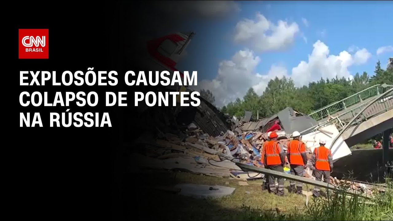 Rússia diz que explosões causaram colapso de pontes | AGORA CNN