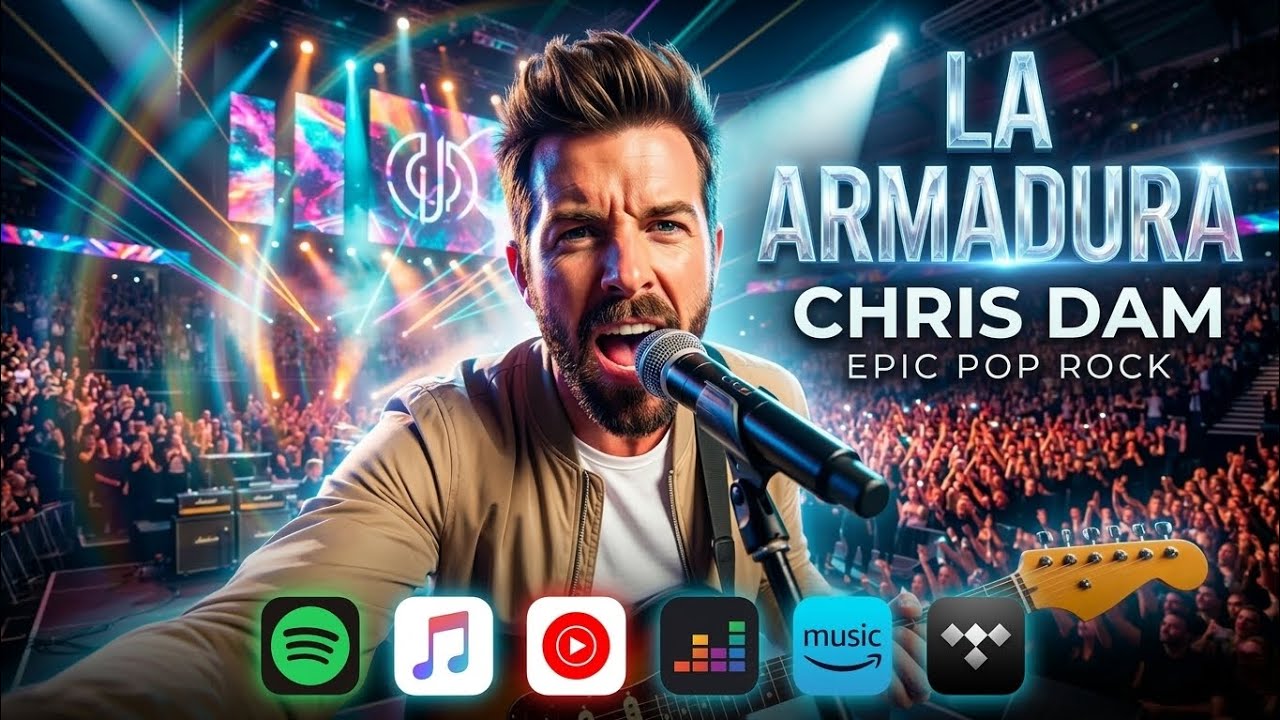 La Armadura - Chris Dam | Pop Rock Épico Cristiano (Lyrics)