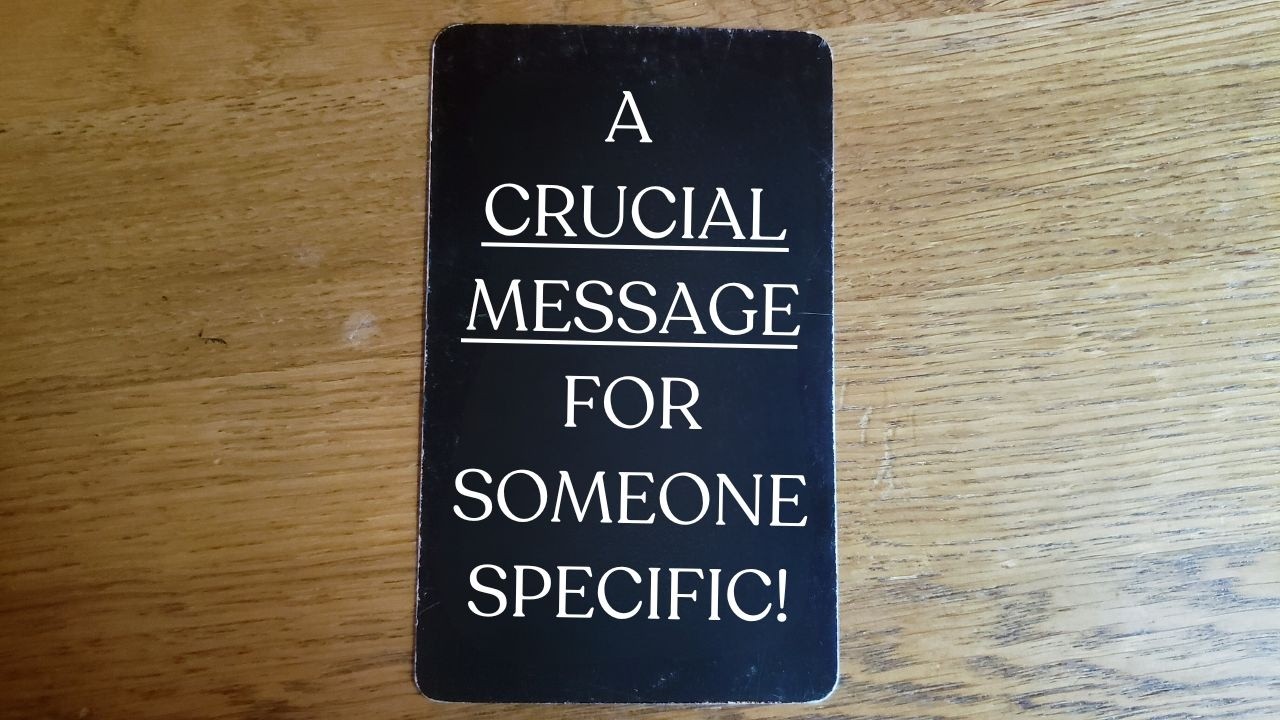 Watch this on 8th August! A *VERY IMPORTANT* message!