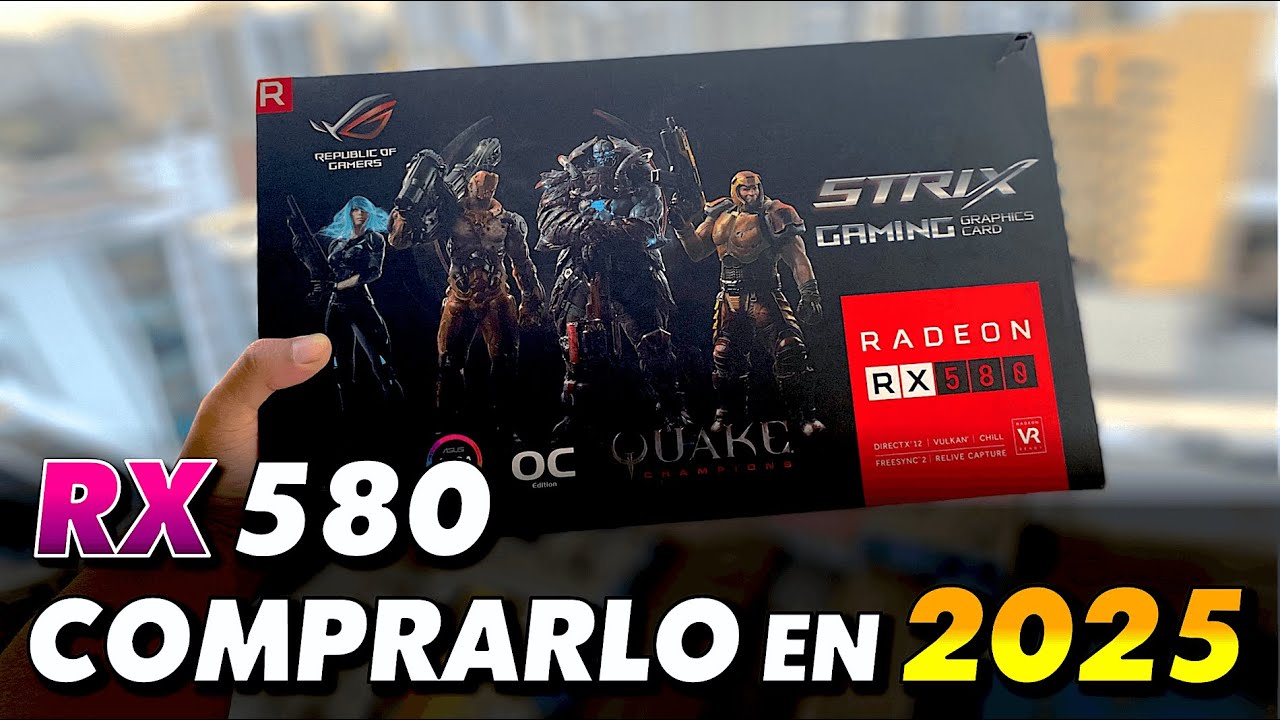 ✅ RX 580 en 2025 ✅ La MEJOR TARJETA GRAFICA BARATA 🔴 PRUEBA en JUEGOS ACTUALES 🔴