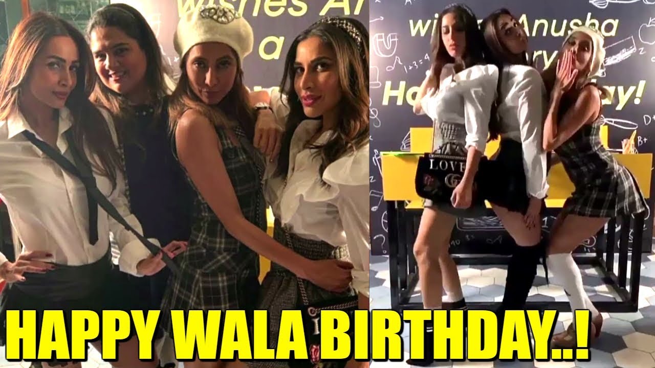 Malaika Arora, Sophie Choudry and Anusha Dandekar BIRTHDAY CELEBRATION