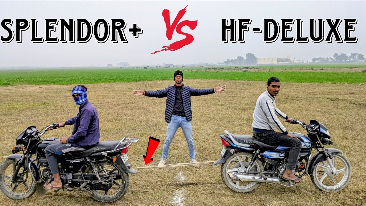 Splendor+ VS Hf-Deluxe Power Test | Kon Hoga Winner 🤔