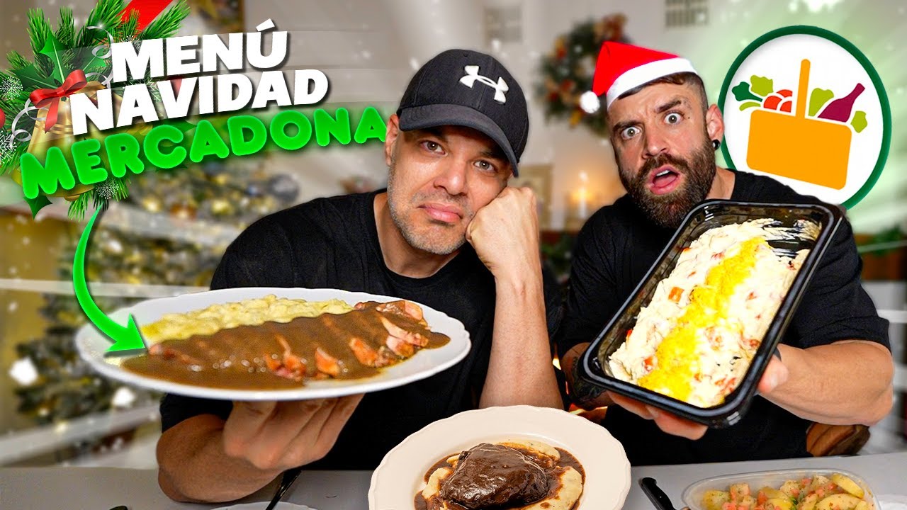 PROBANDO TODOS los MEN&Uacute;S de NAVIDAD de MERCADONA 🎄 &iquest;VALE LA PENA PAGAR ESTO?