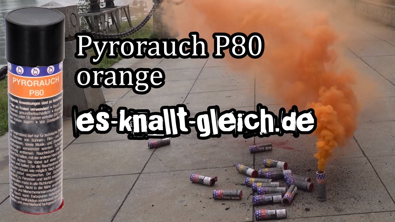 Pyrorauch P80 in orange