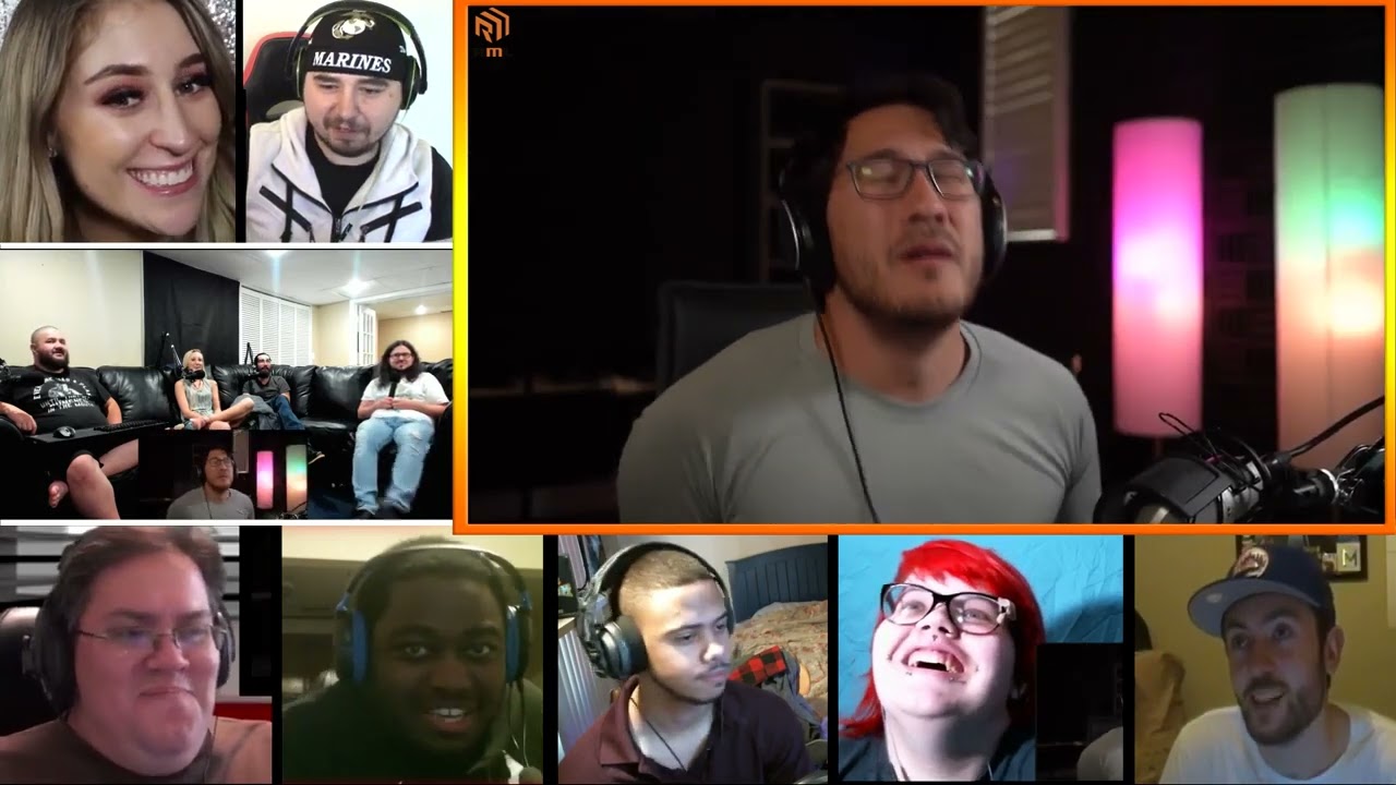 Markiplier Try Not To Laugh Challlenge #20 Reaction Mashup (REUPLOADED) ft. WRATH2501