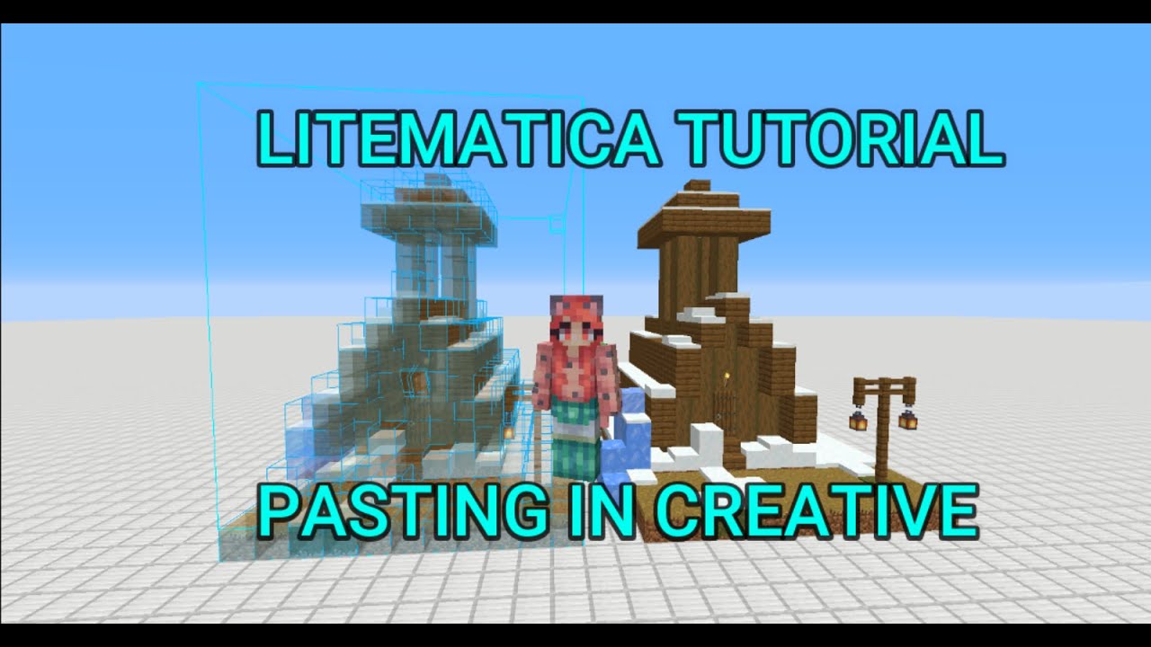 Litematica Utimate Guide | How to Paste a schematic in, and InstaBuild anything! 🏡 Minecraft Java