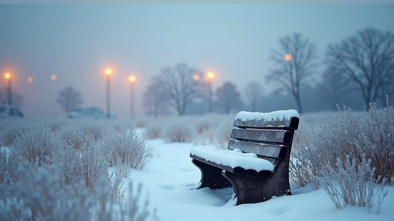 Snowy Healing Ambience | Winter Dreamscape for Meditation & Relaxation