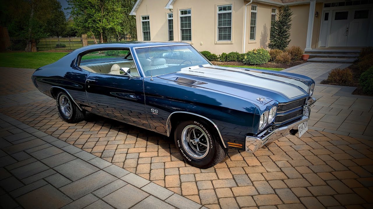 Documented 1970 Chevelle SS For Sale~LS5 454~4 Spd~Fathom Blue~A/C~PDB~PS~Built 2 LS6 Specs