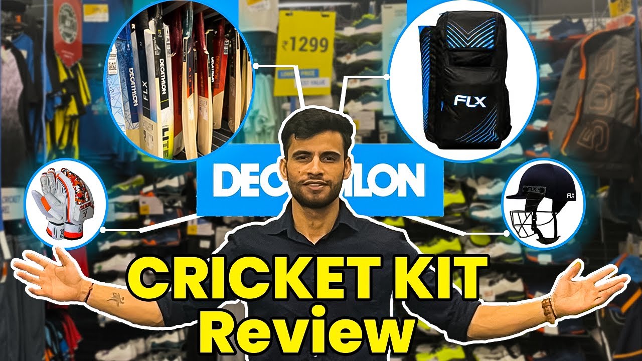 Full Cricket Kit Shopping From !! Decathlon FLX - Cricket Brand of Decathlon !!