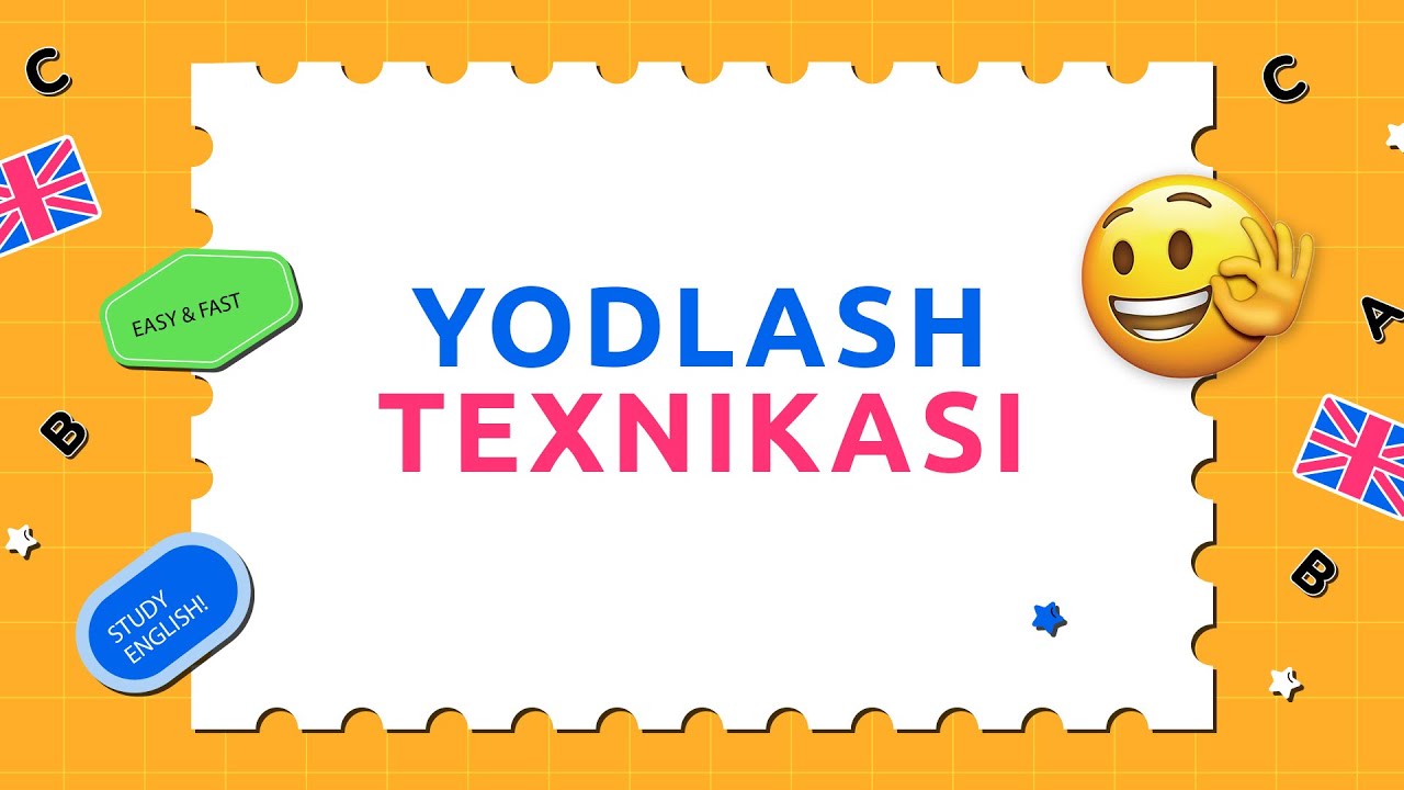 IDEAL SOʻZ YODLASH TEXNIKASI QANDAY?