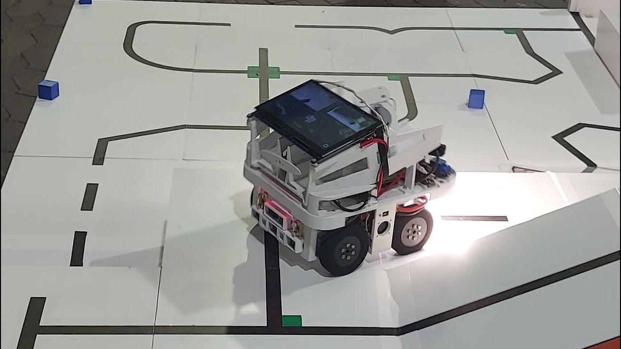RoboCup Junior Rescue Line 2024 | German Open Kassel, 5th Run | Team Overengineering²