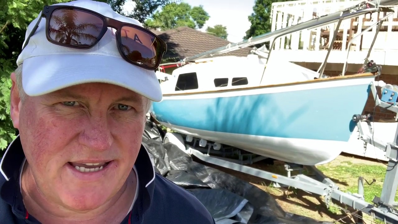 Careel 18 Part 1 Get Her Ready For Sailing Single Handed Mast Raising