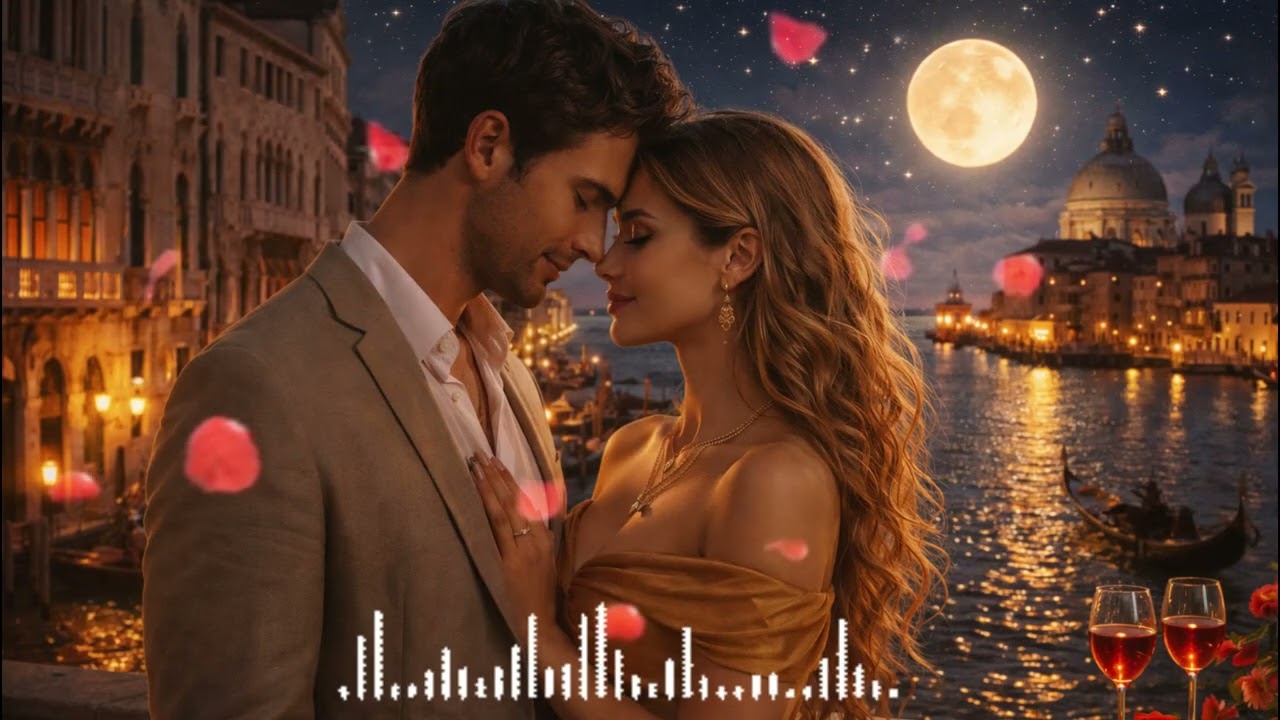 🌙 Italian Romantic Love Songs ❤️ | Moonlight in Venice | Vintage Italian Ballads