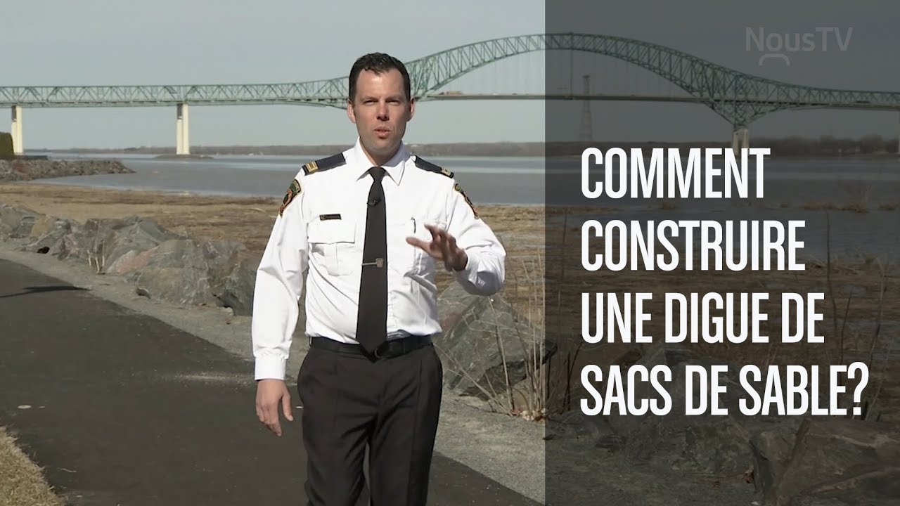 Comment construire une digue de sacs de sable?