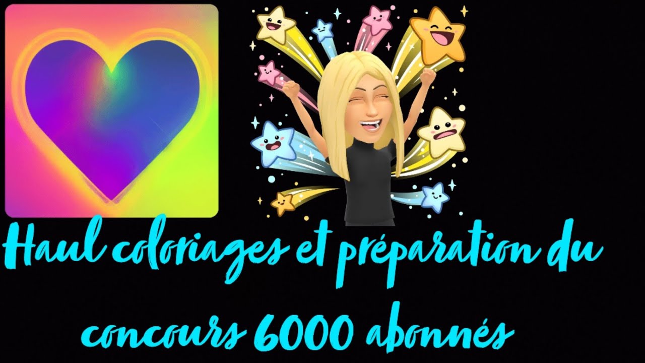 petit haul  , achats coloriages février 2024+ préparation concours 6000 abonnés #coloring #colo