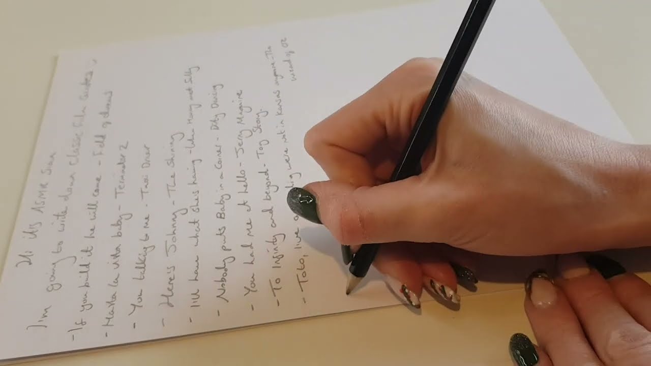 ASMR Pencil Writing On Hard Surface Sounds | Relaxing Noise | No Talking