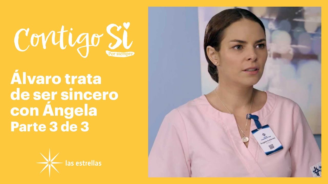 Contigo Sí 3/3: Ángela le reclama a Álvaro por meterse en su relación con Leonardo | C-93