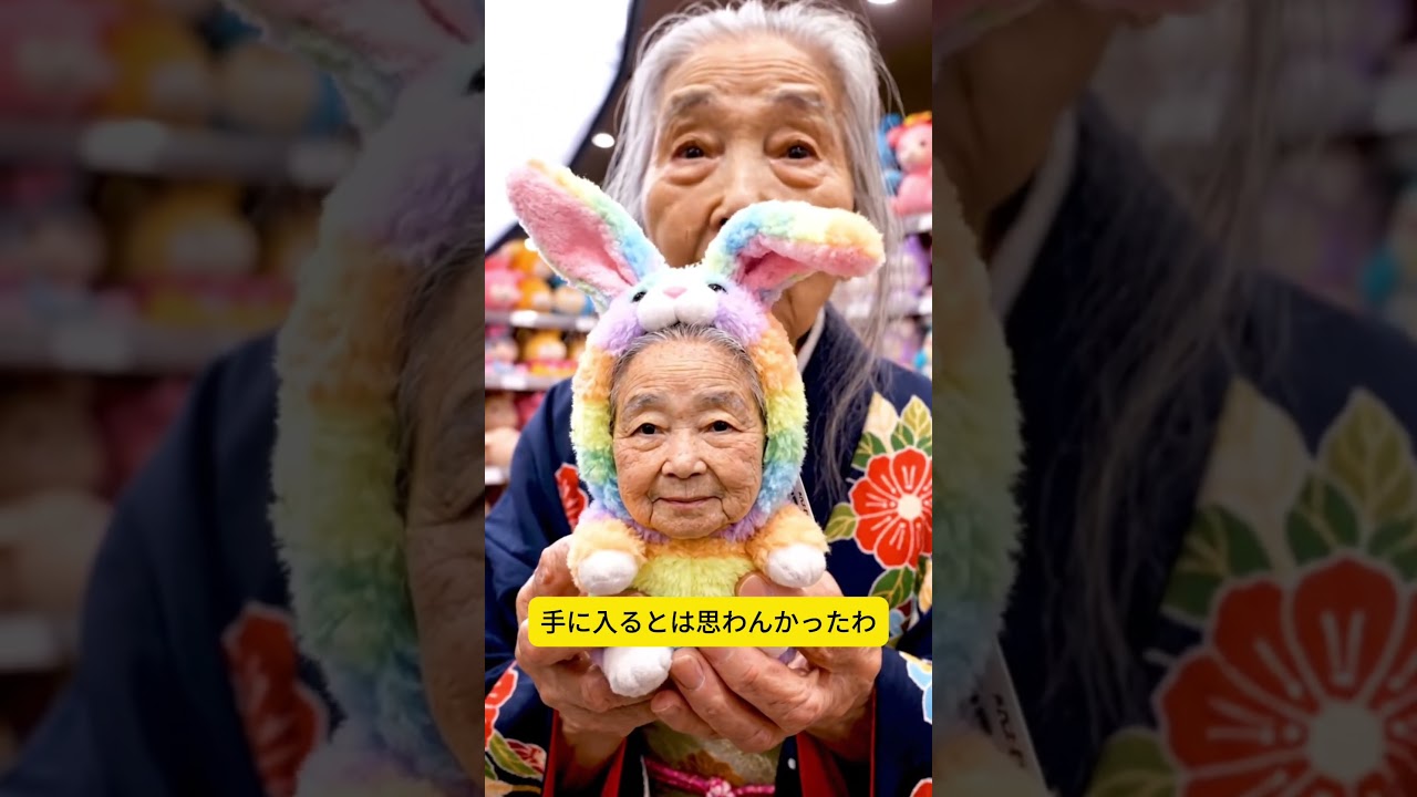 AIが考えるババア - ラブブ#AIおばあちゃん#AI動画 #ラブブ#ラブブプレゼント