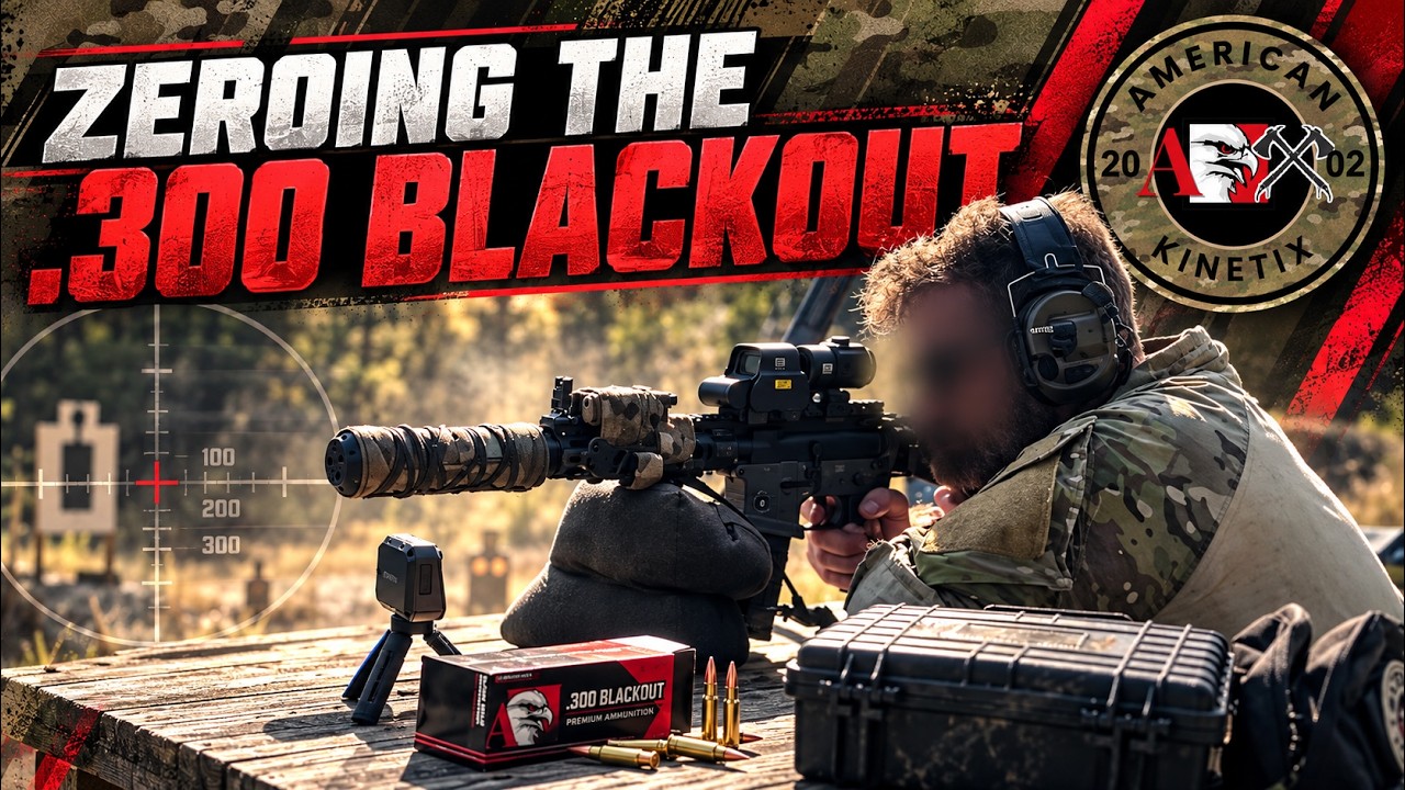 Пристрелка 300 Blackout: 9-дюймовый BCM + дозвуковые патроны Black Hills 201 гран