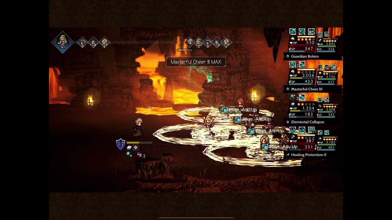 Octopath CotC Berecain Lvl 100 NPC without Odette (12T) [EN Version 1.10.00(9615)]