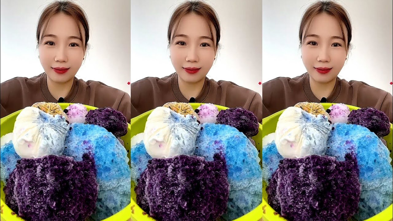 ASMR SHAVED ICE EATING QIAN 