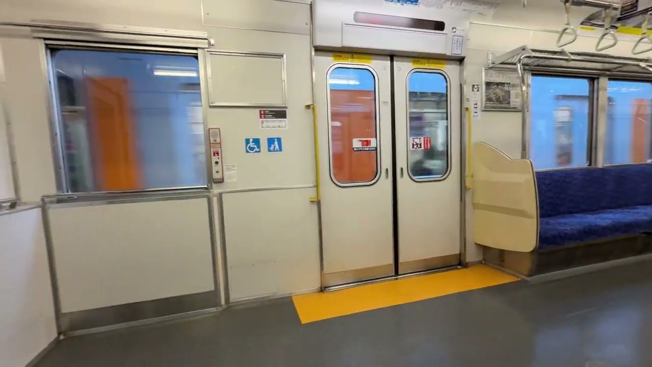 【停車直前に安全確認】東武東上線9000系 電機子チョッパ音 車内車窓