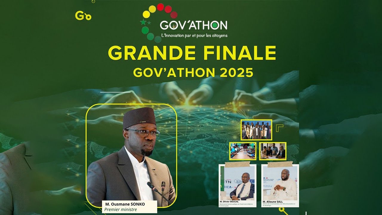 |DIRECT| Gov'athon 2025 : Grande Finale avec PM Ousmane Sonko - Innovation Citoyenne | 22 D&eacute;c. 2025