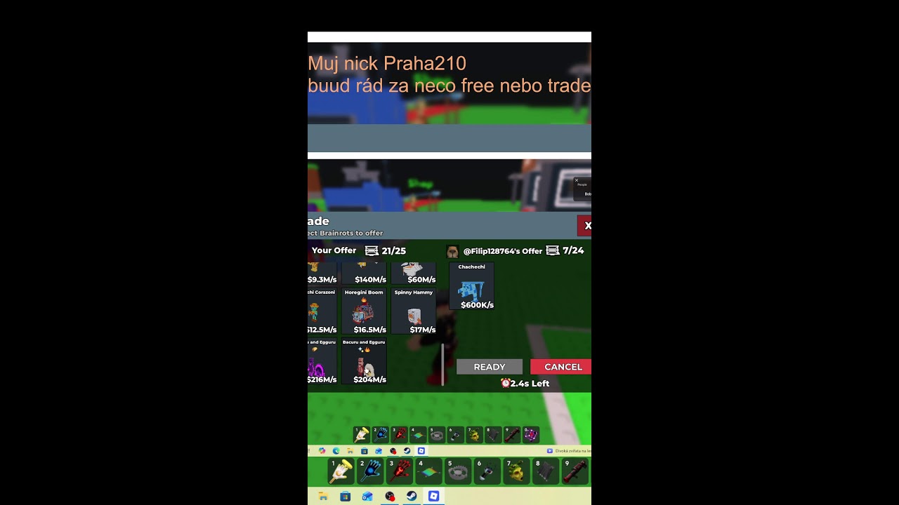 davam trade steal a brainrot