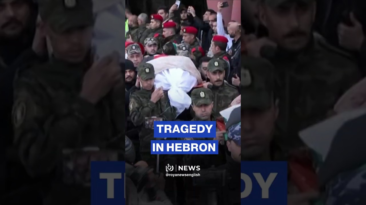 Preparations for farewell of Palestinians killed from missile shrapnel in Hebron
