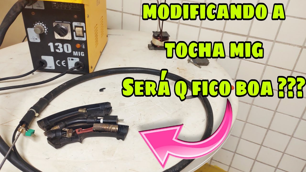 como modificar tocha mig para por gás