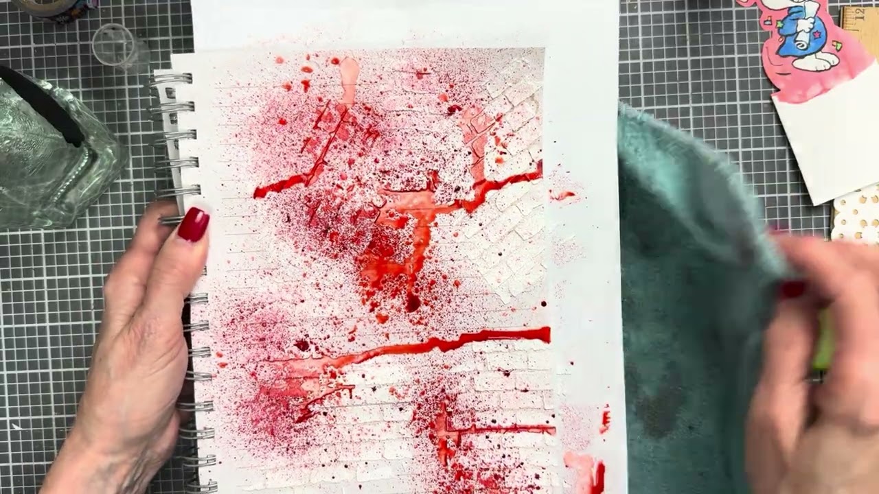 #JunkJournalingPossibilities  S2.E15 Another Brick in the Wall @drnmarketbydebbie #collageart