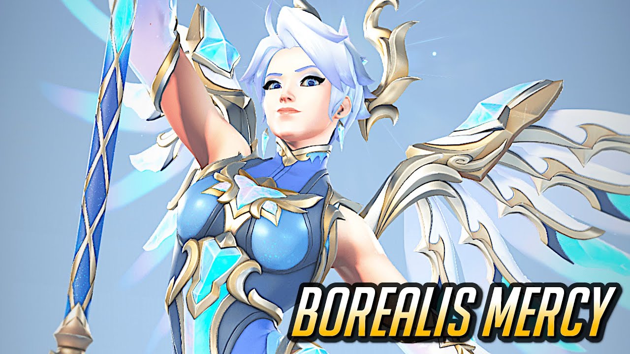 💙 Mercy's NEW Borealis Skin is Here! 🤍 - Overwatch 2